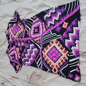 Alice and Trixie Geometric Bold Bright Beautiful Silk Dress Super Luxurious
